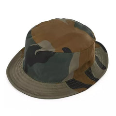 Unisex Cotton Indian Army Military Hat, Camouflage Army Print 2 in One Hat, Classic Jungle Commando Bonnie Hats (Multicolor, Free Size)