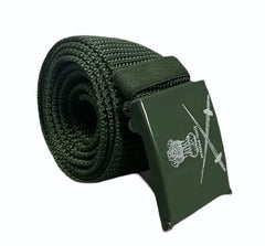 INDIAN ARMY NEW PATTERN OG BELT, NYLON WOVEN BELT, HOLE FREE METAL BUCKLE