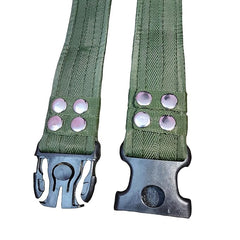 Men's Tactical Green Belt Military/Army Style Webbing Belts with Buckle Style Combat Quick Release Tactical Fashion Canvas Waistband Outdoor.