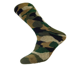 Men's Organic Woolen Indian Army Full Length Calf Socks for Man & Women, Camouflage Indian Commando soldier socks - Pack of 3 Pairs
