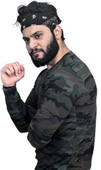 Military/Army Yodha Print / Camouflage Cotton Full Sleeve T-Shirt for Men