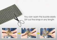 INDIAN ARMY NEW PATTERN OG BELT, NYLON WOVEN BELT, HOLE FREE PLASTIC BUCKLE