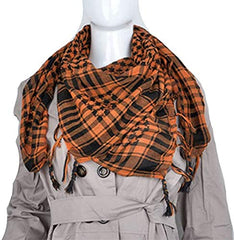 TRENDY MEN's PURE COTTON ARAB ARAFAT/SHEMAGH NECK WRAP ARAFAT KEFFIYAH DESERT ARMY WEAR HEAD SCARF STOLE for MILITARY/ARMY/PARAMILITARY/NCC PERSONAL