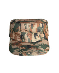 FORCE TAC GEAR Army Military Peak Cap Nato Type New Pattern Indian Soldiers Commando Camouflage Print Cotton Cap