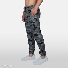 WOVEN UNISEX CAMOUFLAGE JOGGER TRACK PANT LOWER