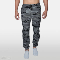 WOVEN UNISEX CAMOUFLAGE JOGGER TRACK PANT LOWER