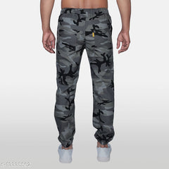 WOVEN UNISEX CAMOUFLAGE JOGGER TRACK PANT LOWER