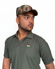 FORCE TAC GEAR Army Military Peak Cap Nato Type New Pattern Indian Soldiers Commando Camouflage Print Cotton Cap
