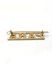 PARA REGIMENT SHOULDER TITLE BADGE (BRASS)