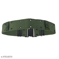 Military Tactical Belt With Quick Release Buckle - Green