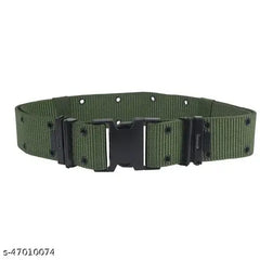 Military Tactical Belt With Quick Release Buckle - Green