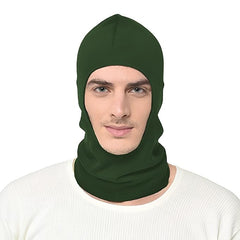 Olive Green Monkey Cap for Winter Season