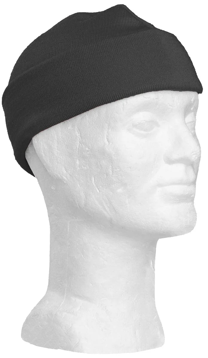 Black Solid Vinson Beanie Cap for Men & Women Skull Slouchy Winter