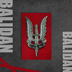 BALIDAN BADGE (BRASS METAL SILVER FINISHED)